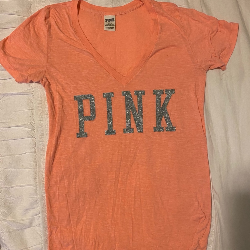 Coral PINK V-Neck